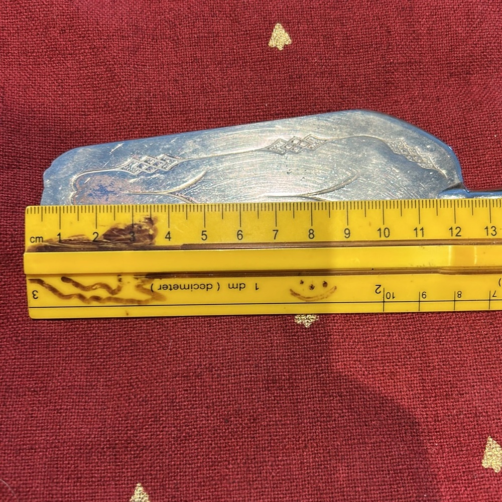 Silver Cake/Pie Server - Decorative Handle - Picture 8 of 8